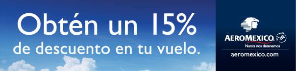 Utiliza nuestras códigos promocionales Aeromexico y ahorra en tu próxima compra con nuestros vales y ofertas Aeromexico
