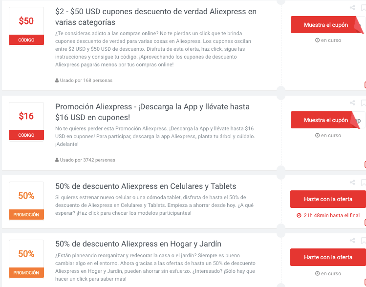 promociones Aliexpress México