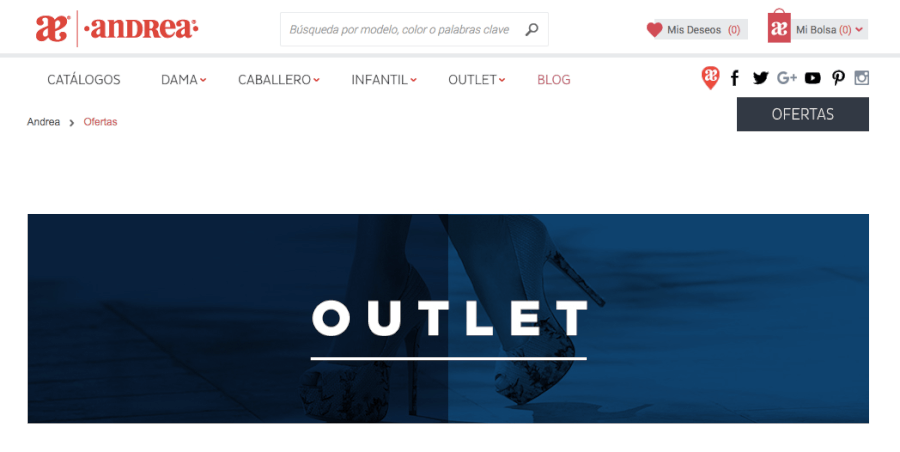 pagina principal Andrea