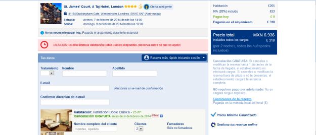 ofertas booking