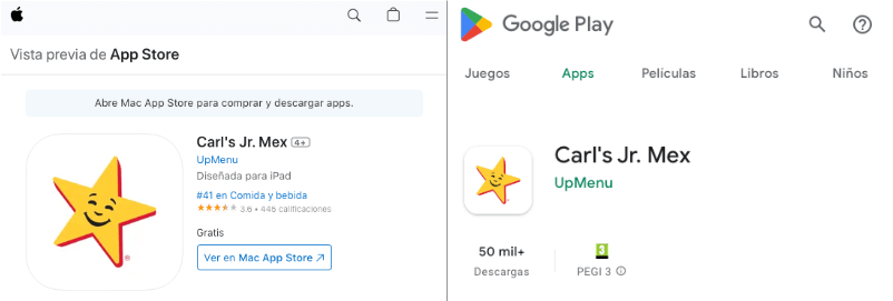 App de Carl’s Jr
