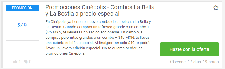 promociones Cinepolis