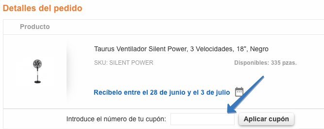 Dónde ingresar el cupón CyberPuerta en la página web