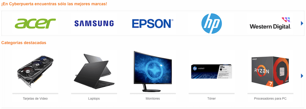 Qué tipo de productos se puede comprar en CyberPuerta