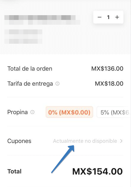 Dónde activar el cupón DiDi Food