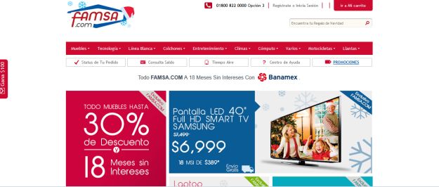 descuentos tienda en línea famsa