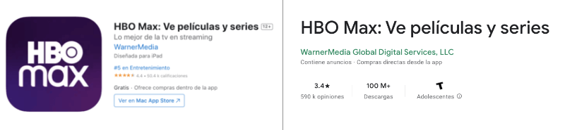 App de HBO Max