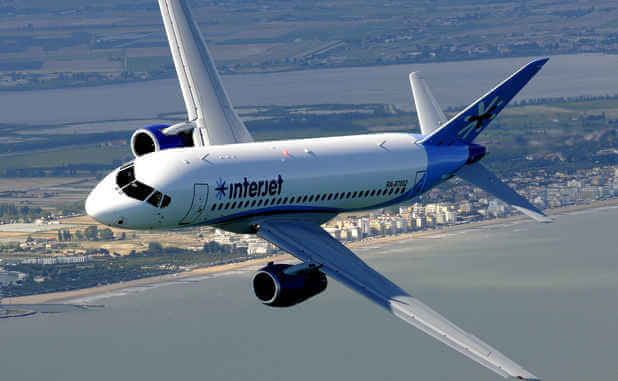 Avión Interjet Interjet te lleva a 47 destinos nacionales e internacionales a precio más bajo