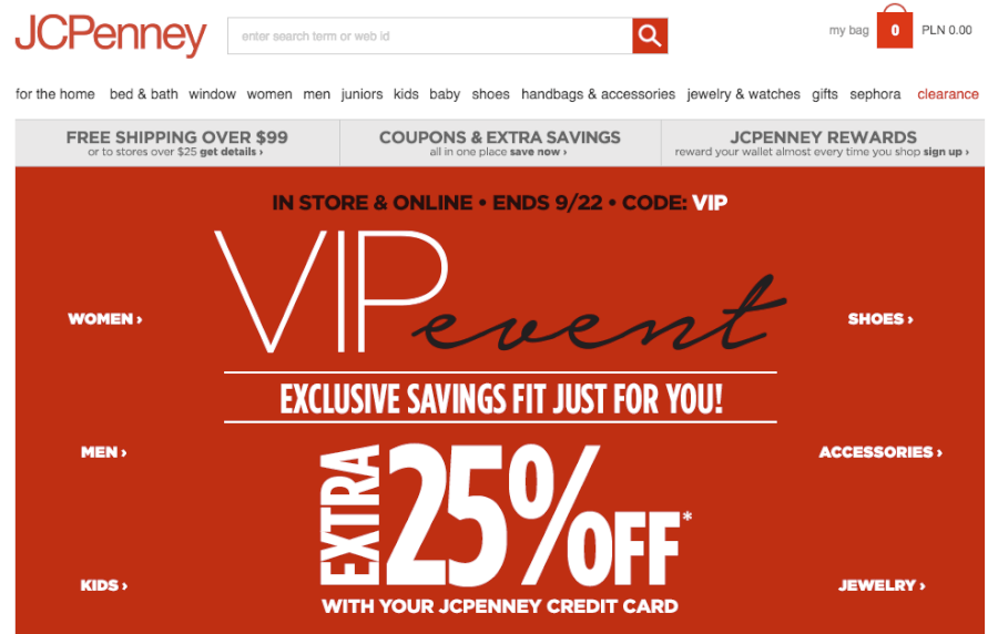 JCPenney online