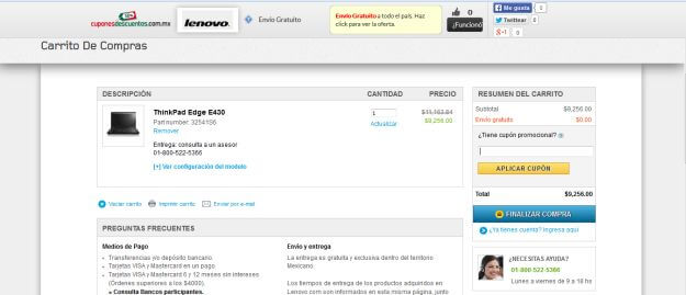 proceso de compra lenovo