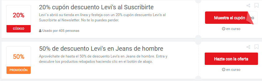 cupones levis