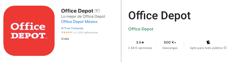 App de Office Depot