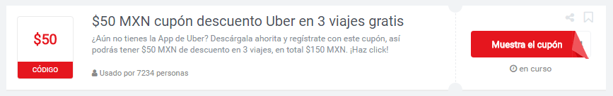 cupones descuento uber