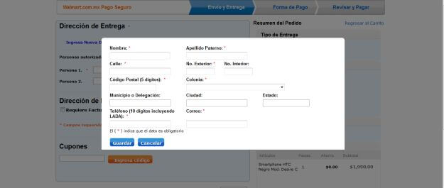 Registración en Walmart Registración en la tienda Walmart México.