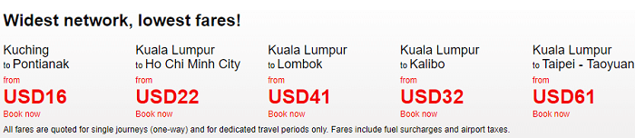 Incredibly low fares