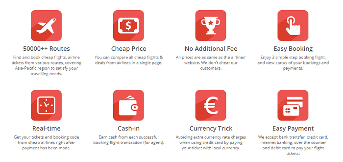 Features available on Airpaz