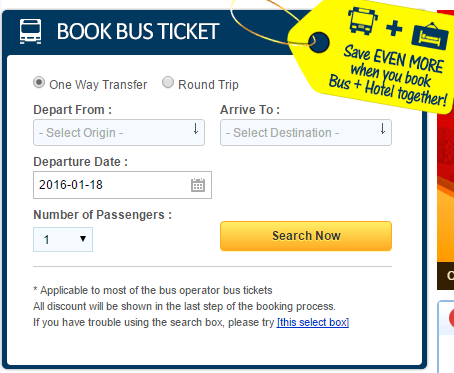 Busonlineticket - how to search for travel Busonlineticket - how to search for travel