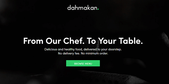 Dah Makan's front page