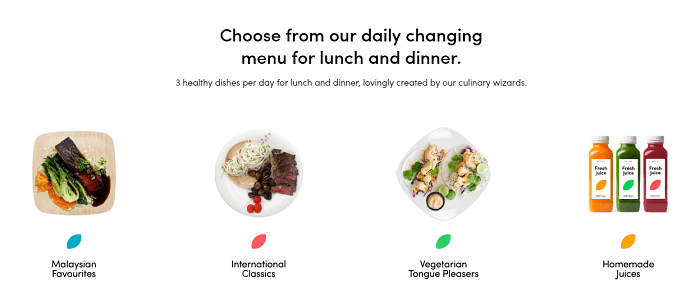 A wide range at Dah Makan