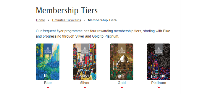 Membership tiers
