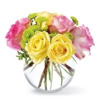 Assorted Roses in a Vase (FlowerAdvisor)