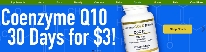 iHerb's main page