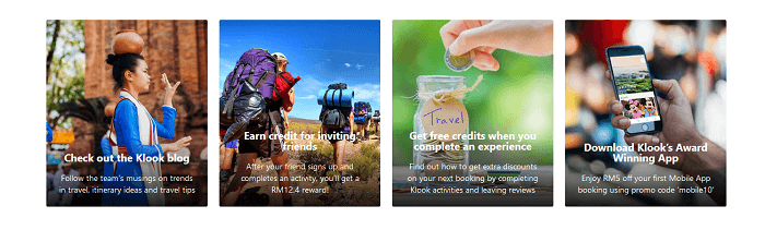 Explore services at Klook