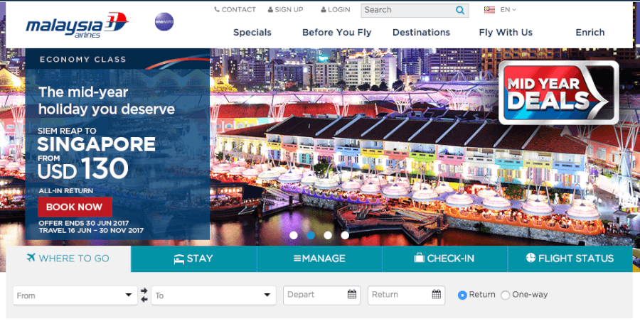 Malaysia airlines coupon code