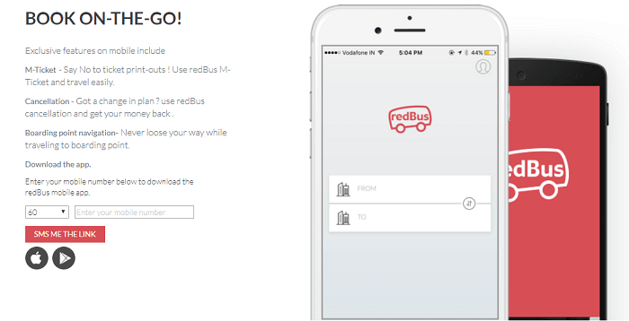 Redbus first user store code