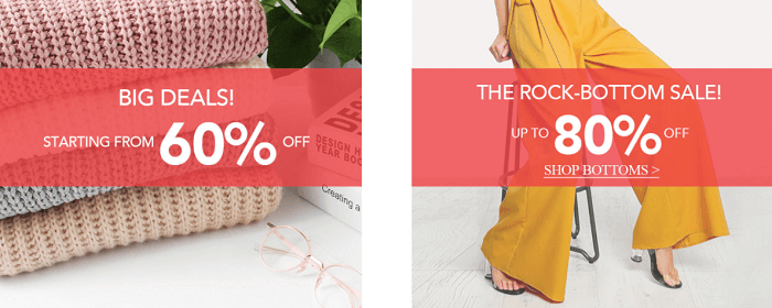 Fantastic deals at Shein