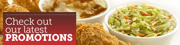 Promotions available at Texas Chicken