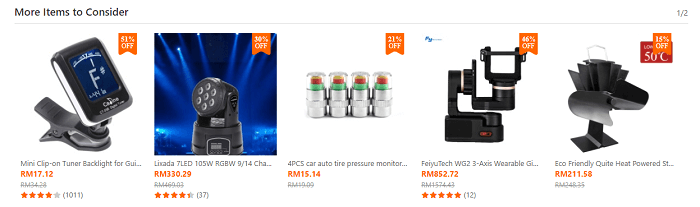 Consider buying these products