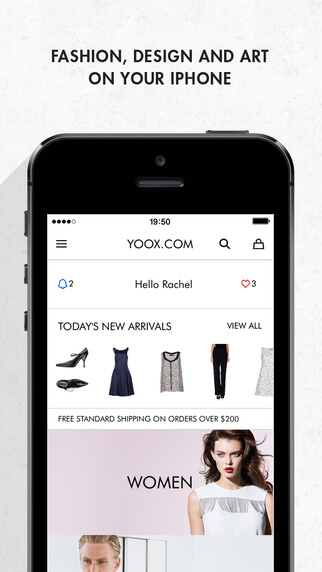 Yoox store app