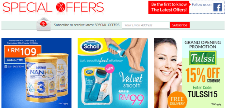 Special offers at Youbeli Special offers at Youbeli