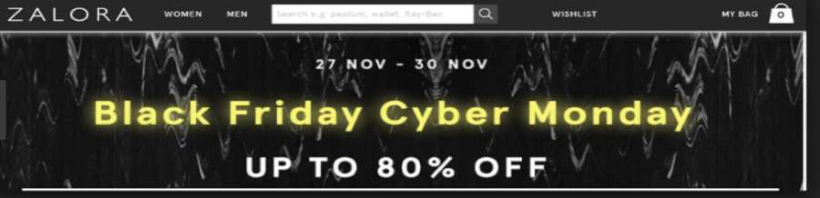 Black Friday at Zalora Black Friday at Zalora