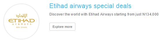 Etihad Airways exclusive deals at Travelstart Etihad Airways exclusive deals at Travelstart