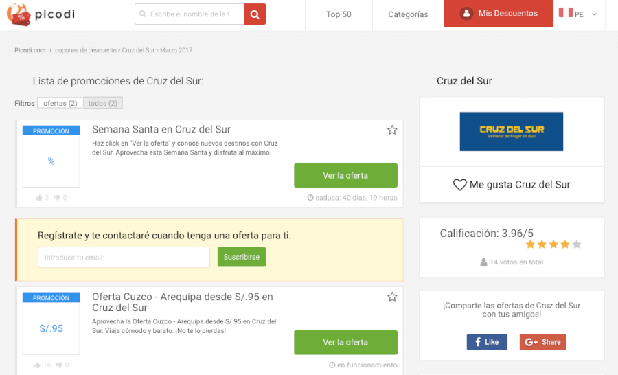 cupones Cruz del Sur cupones Cruz del Sur