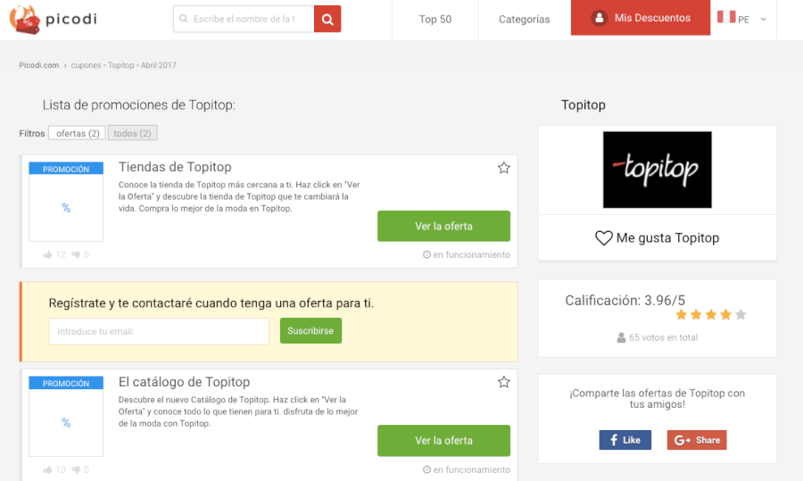 cupón topitop cupón topitop