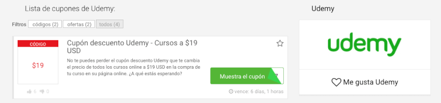 cupón udemy cupón udemy