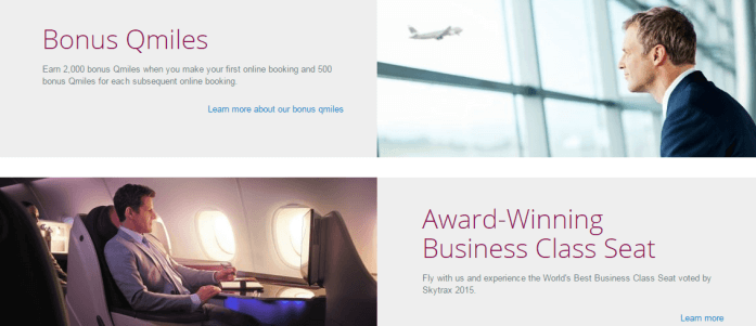 Qatar Airways - Bonus Qmiles Qatar Airways - Bonus Qmiles