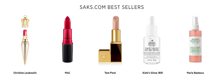 Bestsellers at Saks Fifth Avenue