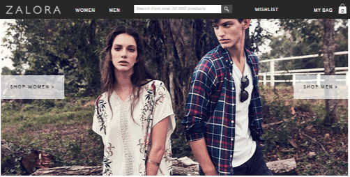 Zalora homepage offer Zalora homepage offer