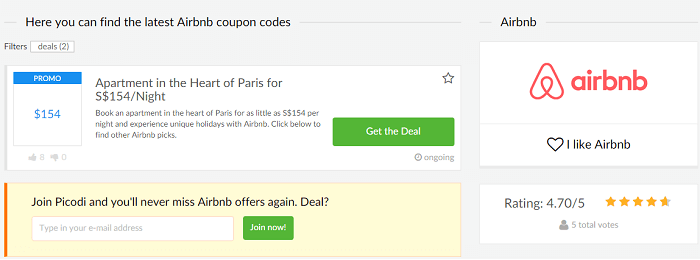 Airbnb at Picodi Pakistan