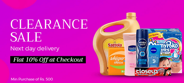 Clearance sale