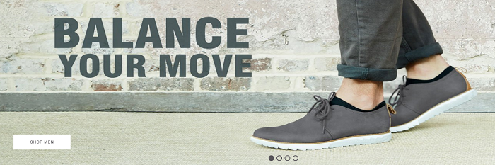 Balance your move with Hush Puppies
