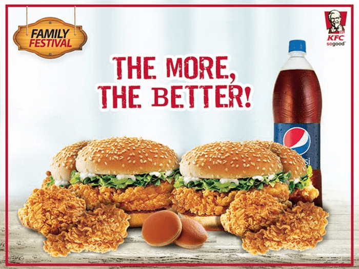 KFC family meal festival KFC family meal festival