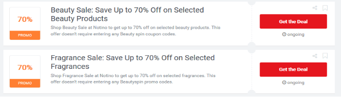 Notino promo Notino promo