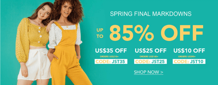 SHEIN Spring 2021 Promo