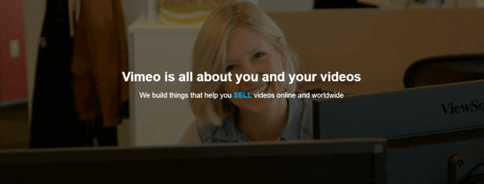 Vimeo Sell Videos