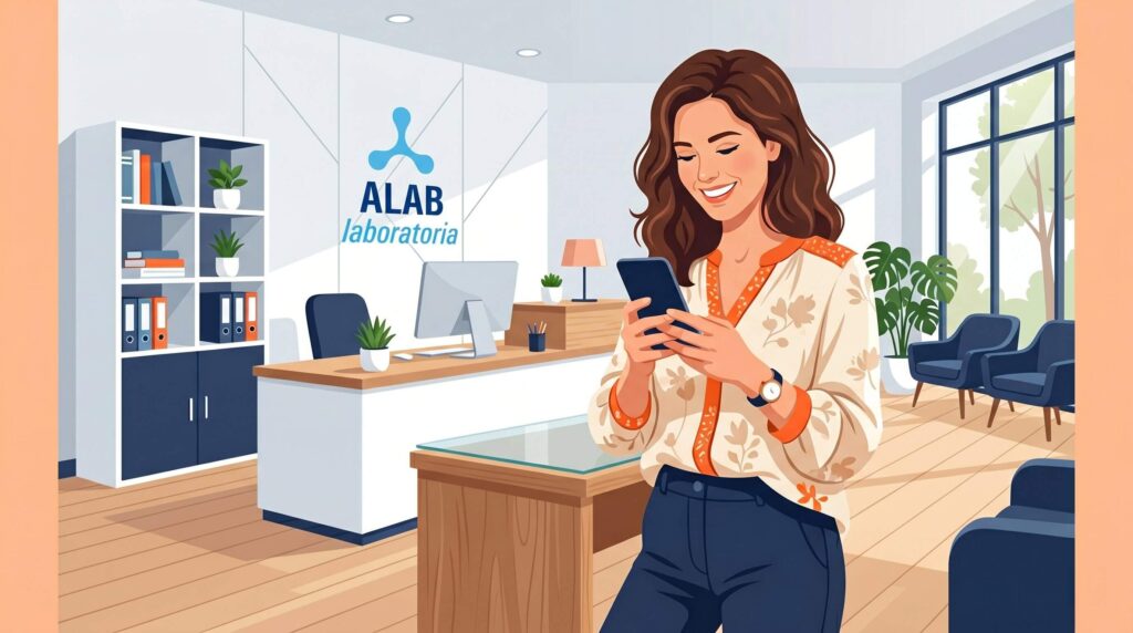 recepcja alab laoratoria kobieta badania